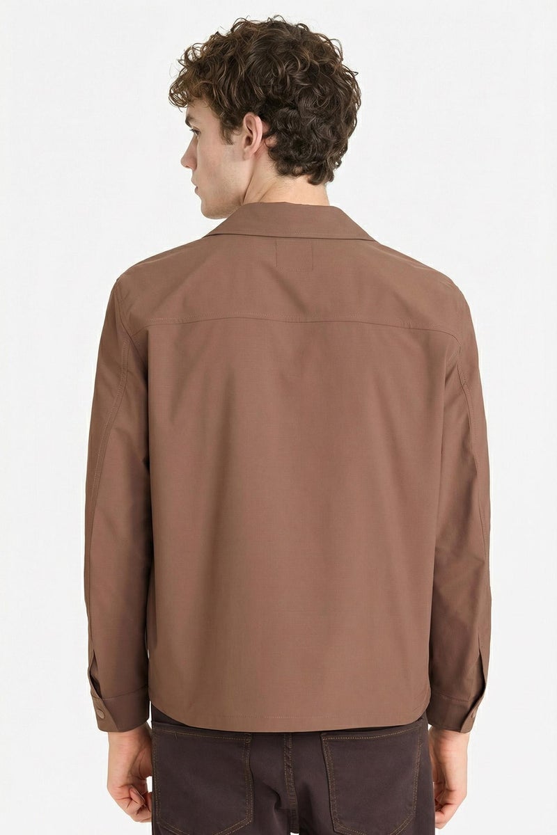 ديفاكتو جاكيت بامب قصة عادية بياقة قميص - Image 5